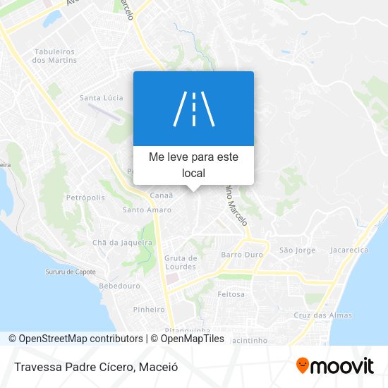Travessa Padre Cícero mapa