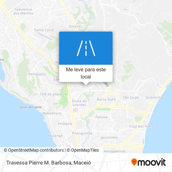 Travessa Pierre M. Barbosa mapa