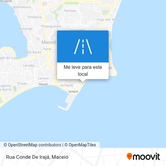 Rua Conde De Irajá mapa