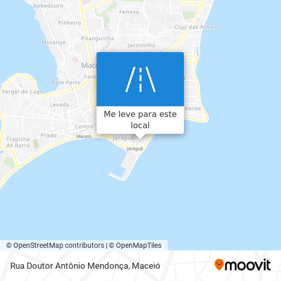 Rua Doutor Antônio Mendonça mapa