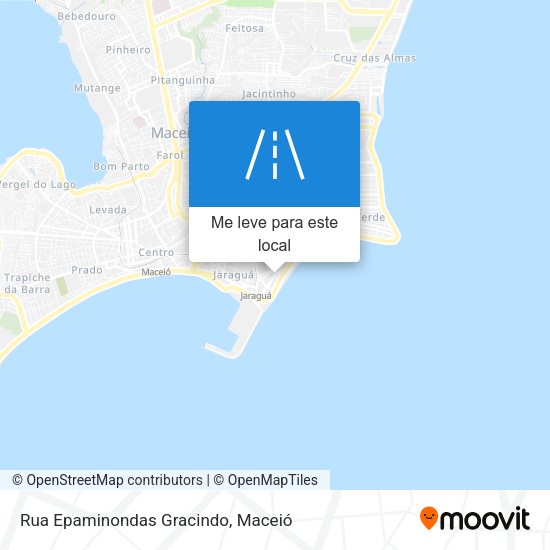 Rua Epaminondas Gracindo mapa