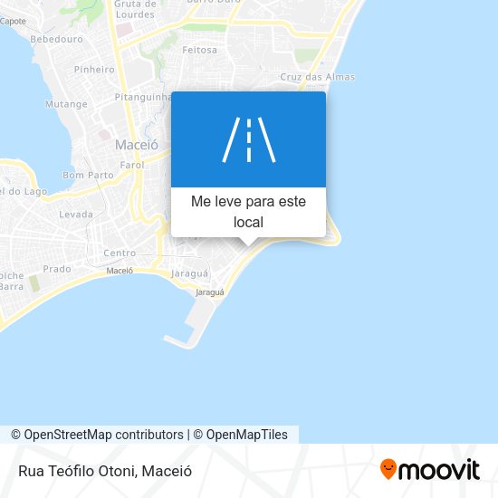 Rua Teófilo Otoni mapa