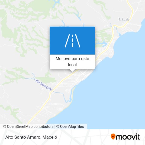 Alto Santo Amaro mapa