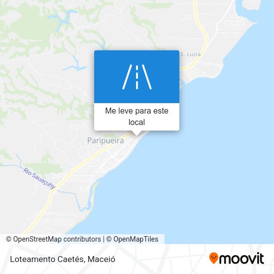 Loteamento Caetés mapa