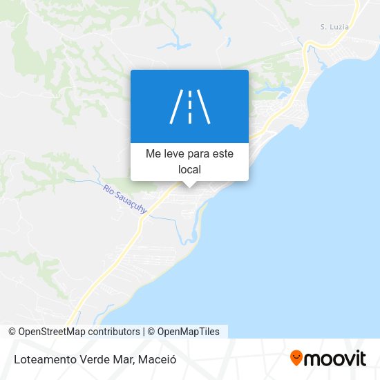 Loteamento Verde Mar mapa