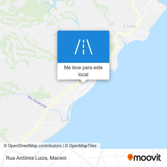 Rua Antônia Luiza mapa