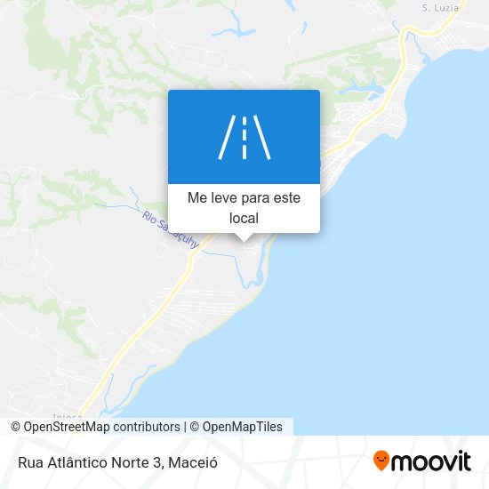 Rua Atlântico Norte 3 mapa
