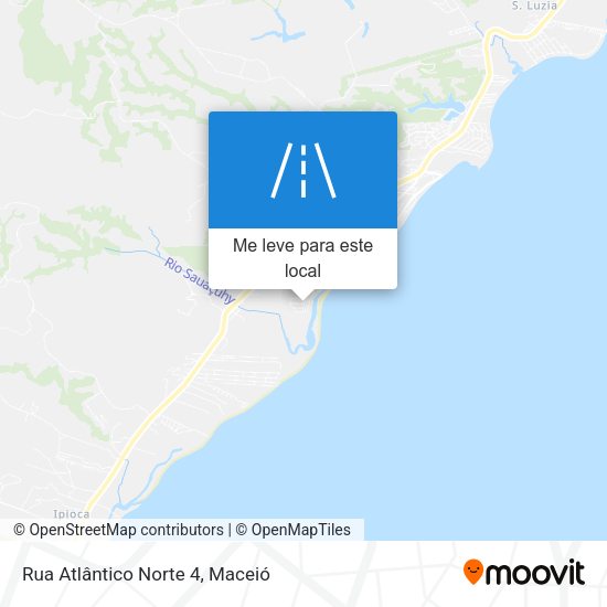 Rua Atlântico Norte 4 mapa