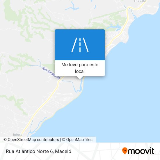 Rua Atlântico Norte 6 mapa