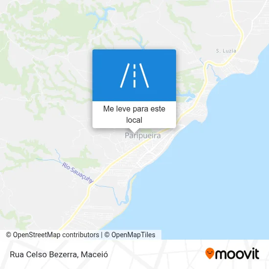 Rua Celso Bezerra mapa