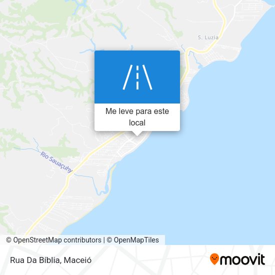 Rua Da Bíblia mapa