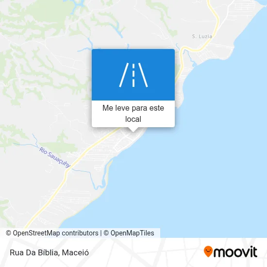 Rua Da Bíblia mapa