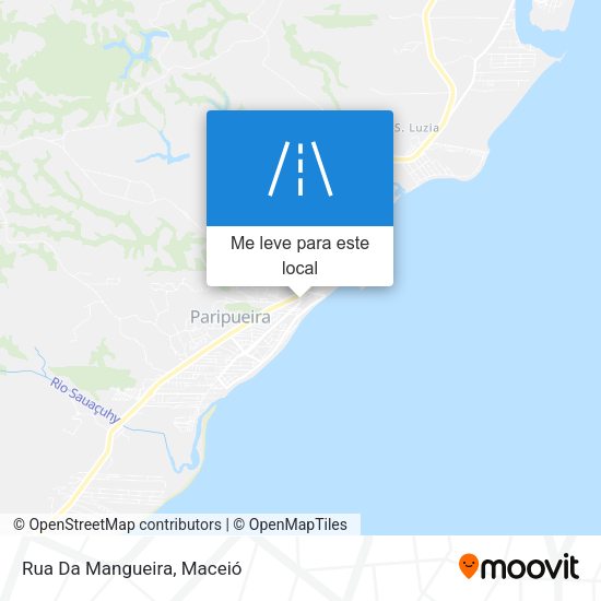 Rua Da Mangueira mapa
