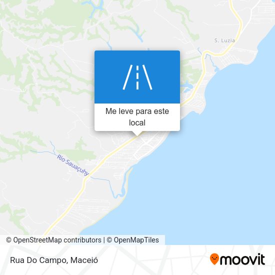 Rua Do Campo mapa