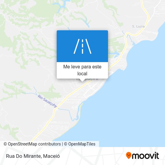 Rua Do Mirante mapa