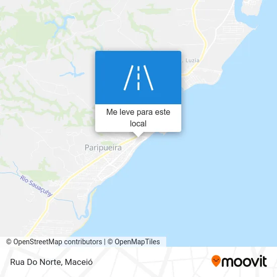Rua Do Norte mapa
