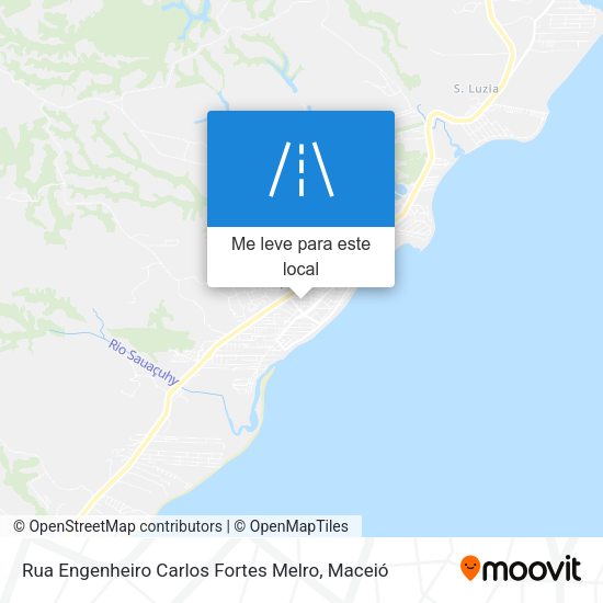Rua Engenheiro Carlos Fortes Melro mapa