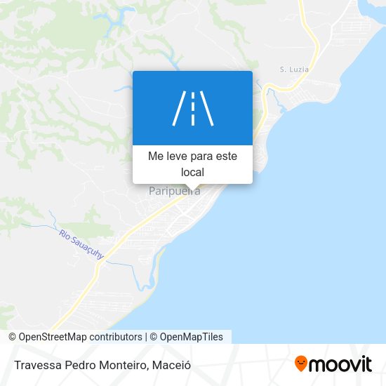 Travessa Pedro Monteiro mapa
