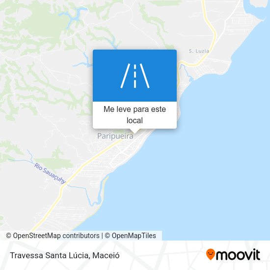 Travessa Santa Lúcia mapa