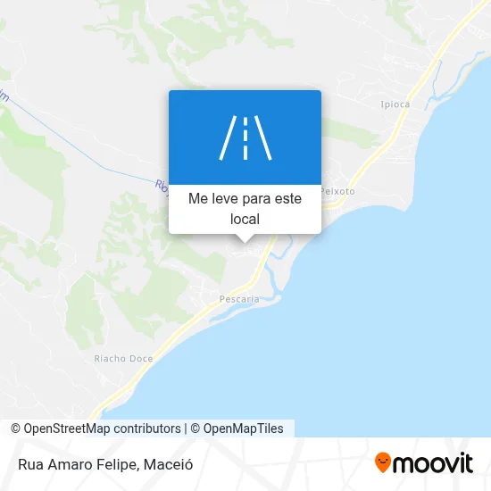 Rua Amaro Felipe mapa