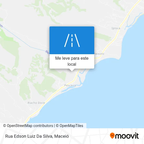 Rua Edson Luiz Da Silva mapa