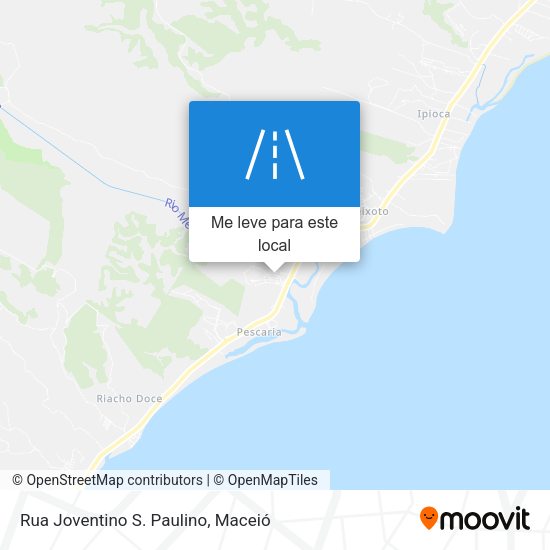 Rua Joventino S. Paulino mapa