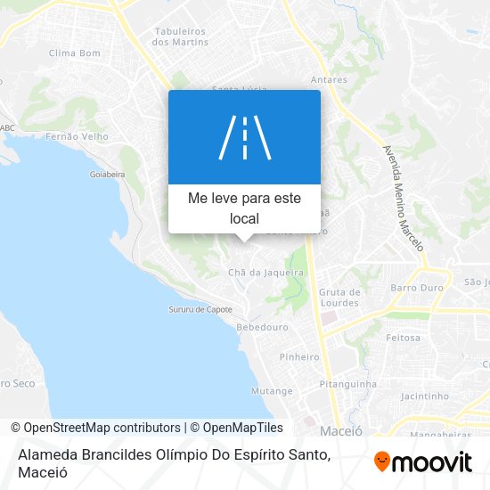 Alameda Brancildes Olímpio Do Espírito Santo mapa