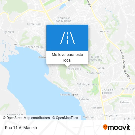 Rua 11 A mapa