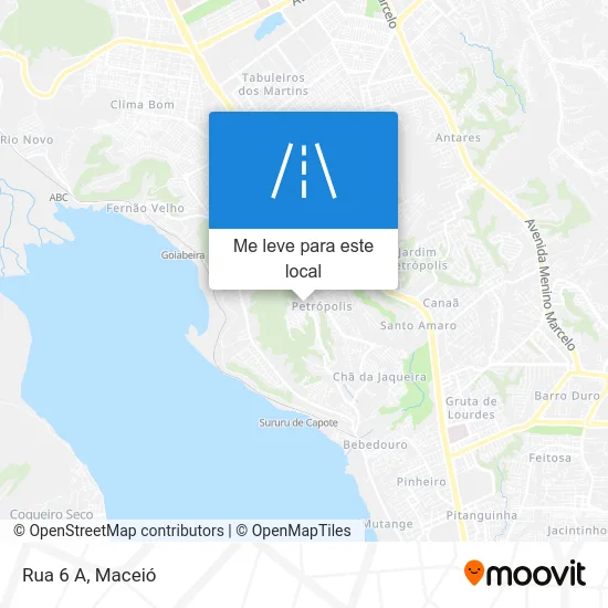 Rua 6 A mapa