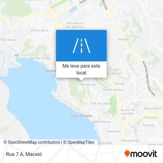 Rua 7 A mapa