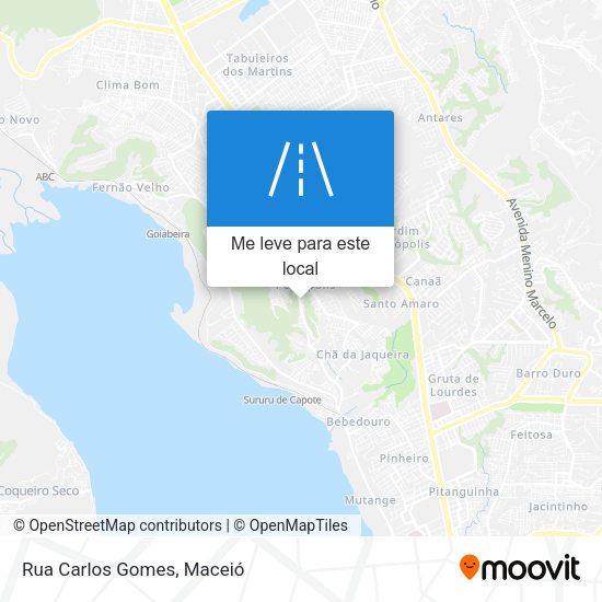 Rua Carlos Gomes mapa