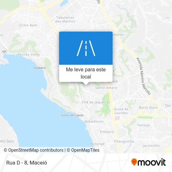 Rua D - 8 mapa