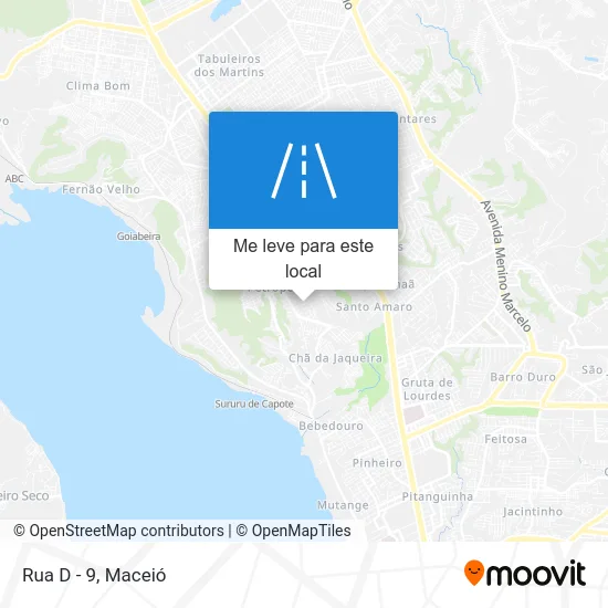 Rua D - 9 mapa