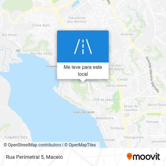 Rua Perimetral 5 mapa