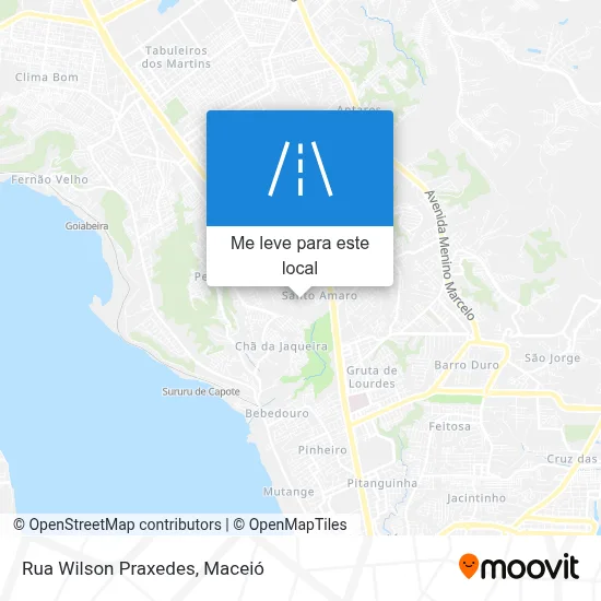 Rua Wilson Praxedes mapa