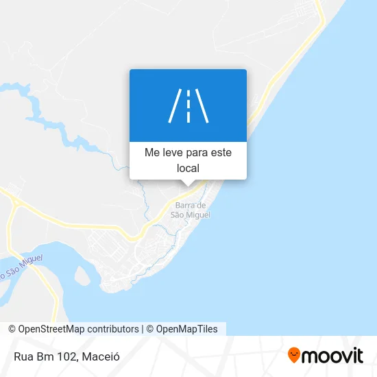 Rua Bm 102 mapa