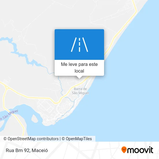 Rua Bm 92 mapa