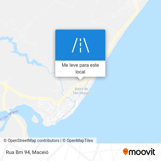 Rua Bm 94 mapa