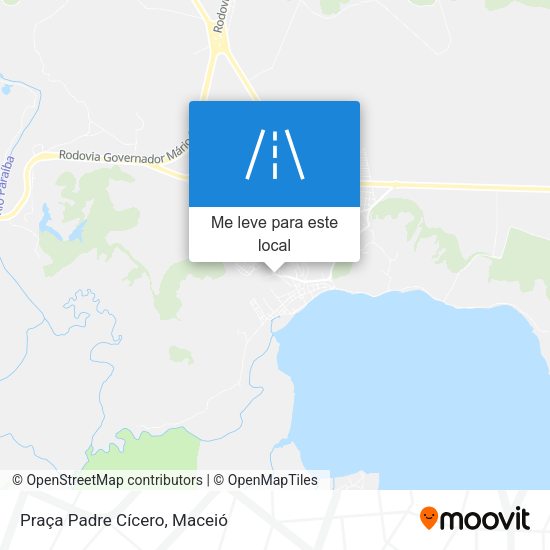 Praça Padre Cícero mapa