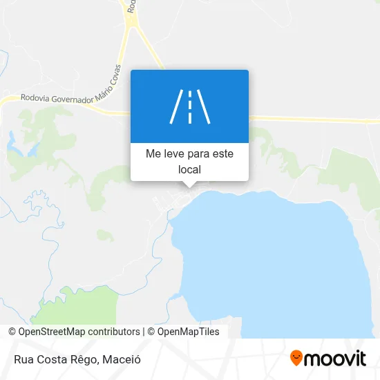 Rua Costa Rêgo mapa