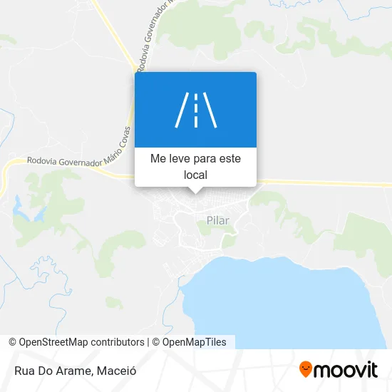 Rua Do Arame mapa
