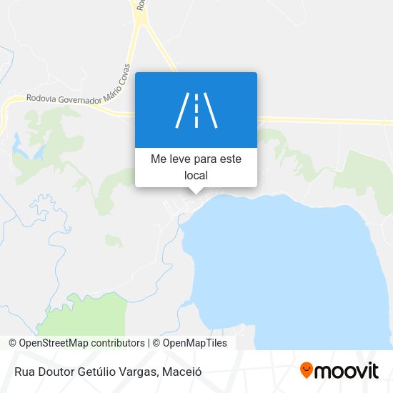 Rua Doutor Getúlio Vargas mapa