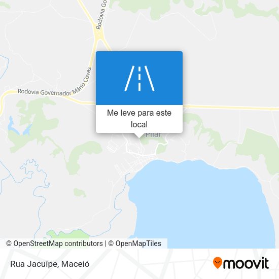 Rua Jacuípe mapa