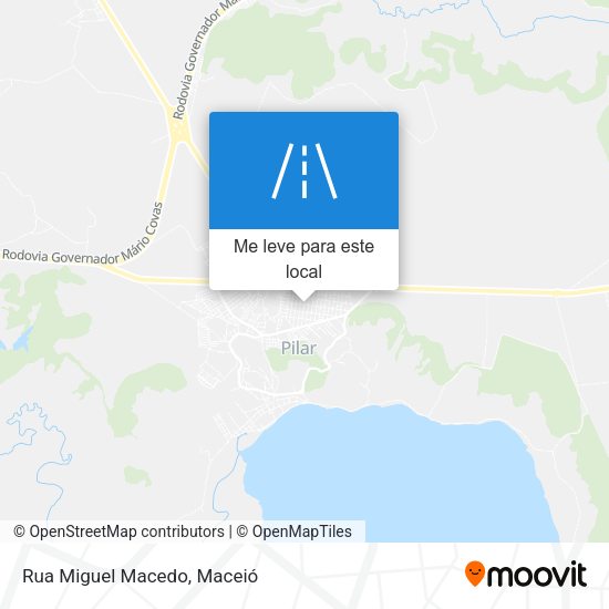 Rua Miguel Macedo mapa