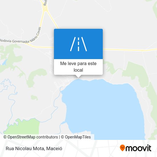 Rua Nicolau Mota mapa