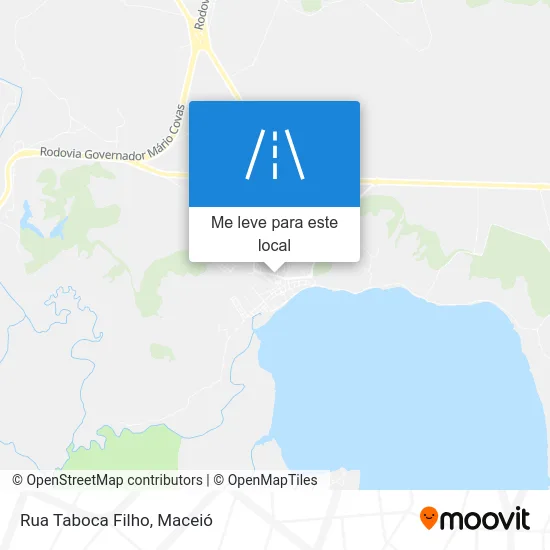 Rua Taboca Filho mapa