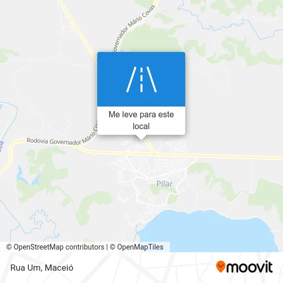 Rua Um mapa