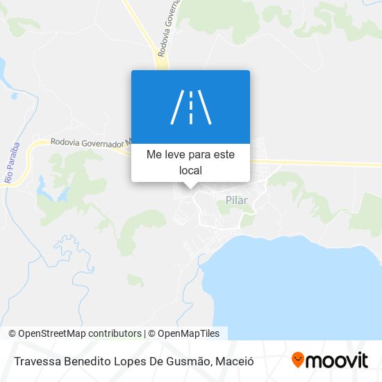 Travessa Benedito Lopes De Gusmão mapa