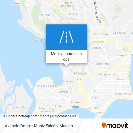 Avenida Doutor Muniz Falcão mapa