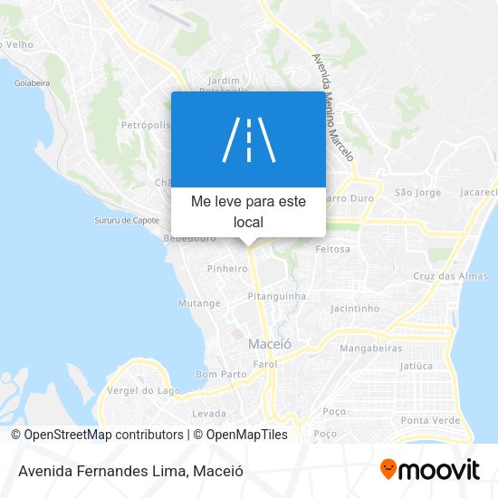 Avenida Fernandes Lima mapa